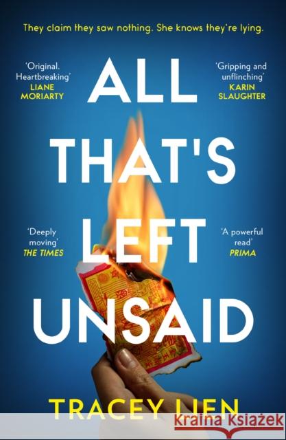 All That’s Left Unsaid Tracey Lien 9780008511920