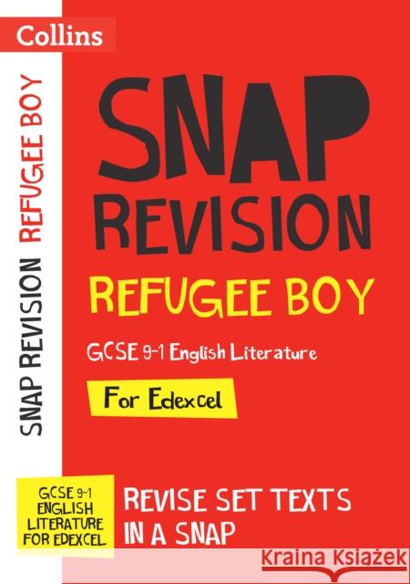 Refugee Boy Edexcel GCSE 9-1 English Literature Text Guide: Ideal for Home Learning, 2022 and 2023 Exams Collins GCSE 9780008520311 HarperCollins Publishers