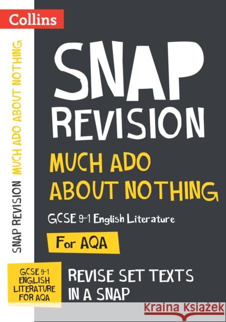 Much Ado About Nothing AQA GCSE 9-1 English Literature Text Guide: Ideal for the 2024 and 2025 Exams  9780008520335 HarperCollins Publishers