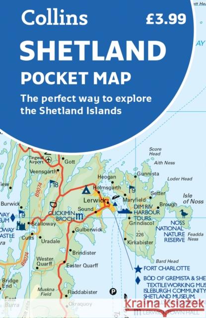 Shetland Pocket Map: The Perfect Way to Explore the Shetland Islands Collins Maps 9780008520649