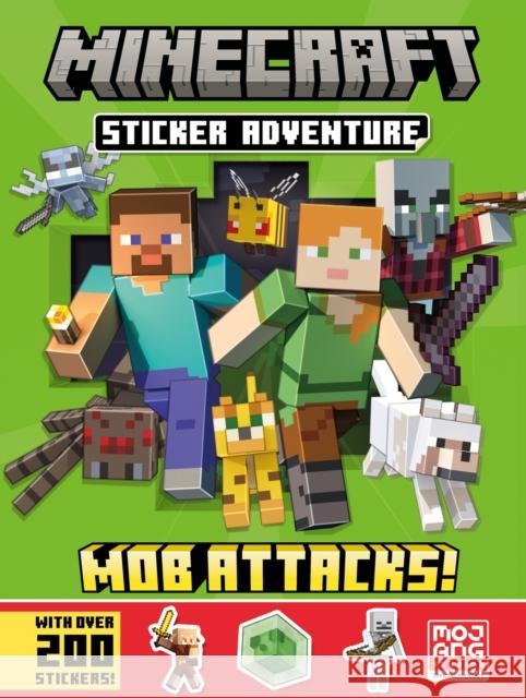 Minecraft Sticker Adventure: Mob Attacks! Mojang AB 9780008533953 HarperCollins Publishers