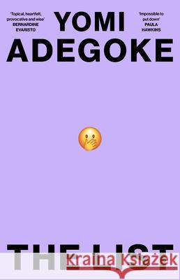 The List Yomi Adegoke 9780008544508