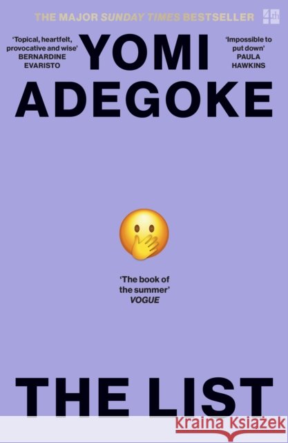 The List Yomi Adegoke 9780008544539