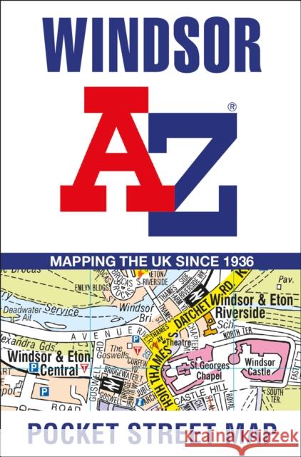 Windsor A-Z Pocket Street Map A-Z maps 9780008560492 HarperCollins Publishers