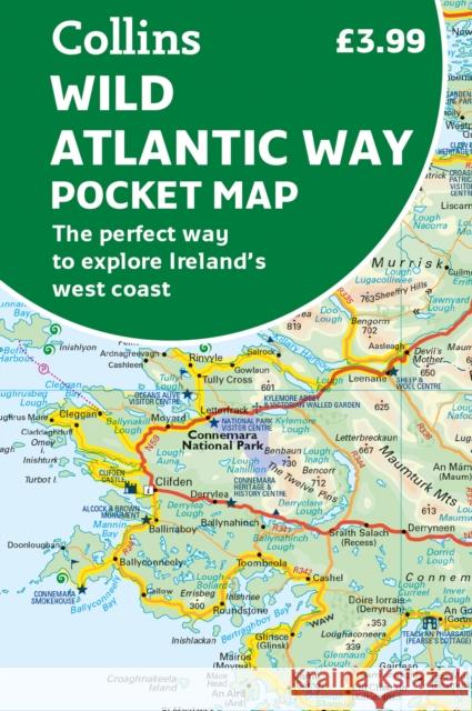 Wild Atlantic Way Pocket Map: The Perfect Way to Explore Ireland’s West Coast Collins Maps 9780008580001 HarperCollins Publishers