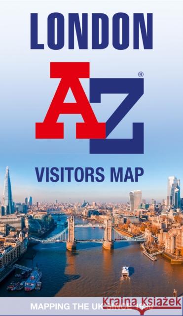 London A-Z Visitors Map A-Z Maps 9780008581794 HarperCollins Publishers