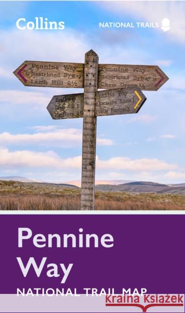 Pennine Way National Trail Map Collins Maps 9780008602956 HarperCollins Publishers