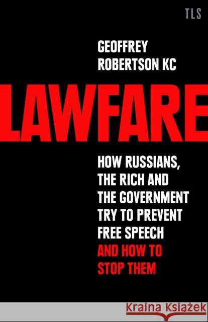 Lawfare Robertson, Geoffrey 9780008607890 HarperCollins Publishers