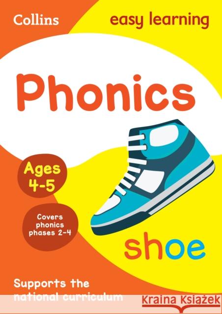 Phonics Ages 4-5: Ideal for Home Learning Collins Easy Learning 9780008617936 HarperCollins Publishers