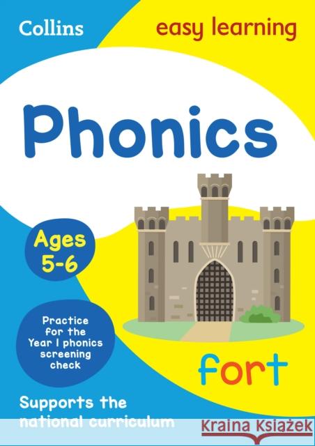 Phonics Ages 5-6: Ideal for Home Learning Collins Easy Learning 9780008617943