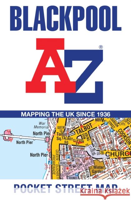 Blackpool A-Z Pocket Street Map A-Z maps 9780008657369 HarperCollins Publishers
