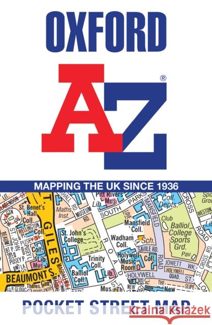 Oxford A-Z Pocket Street Map A-Z maps 9780008657383 HarperCollins Publishers