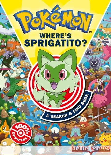 Pokemon Where’s Sprigatito: A Search & Find Book Pokemon 9780008682361