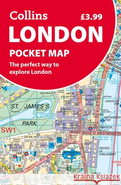 London Pocket Map: The Perfect Way to Explore London Collins Maps 9780008719166 HarperCollins Publishers