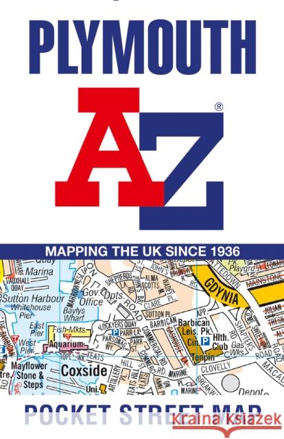 Plymouth A-Z Pocket Street Map A-Z Maps 9780008725488 HarperCollins Publishers