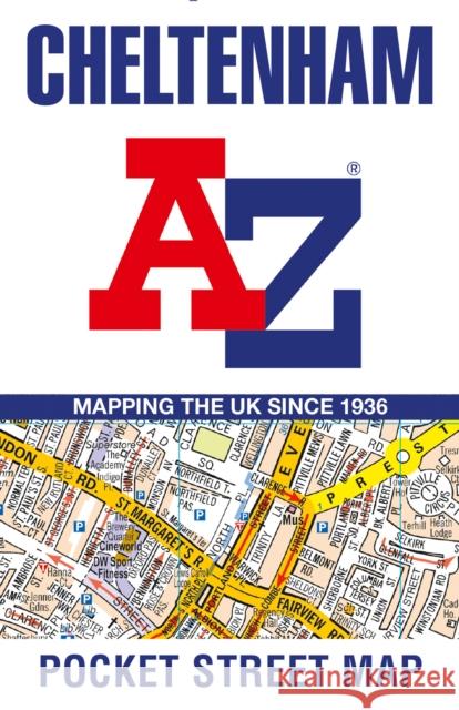 Cheltenham A-Z Pocket Street Map A-Z Maps 9780008725495 HarperCollins Publishers