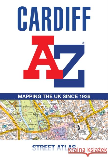 Cardiff A-Z Street Atlas A-Z Maps 9780008730840 HarperCollins Publishers