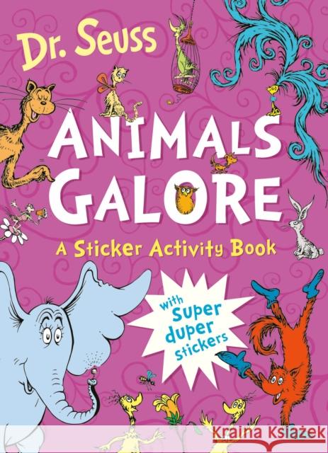 Animals Galore: A Sticker Activity Book Dr. Seuss 9780008772024