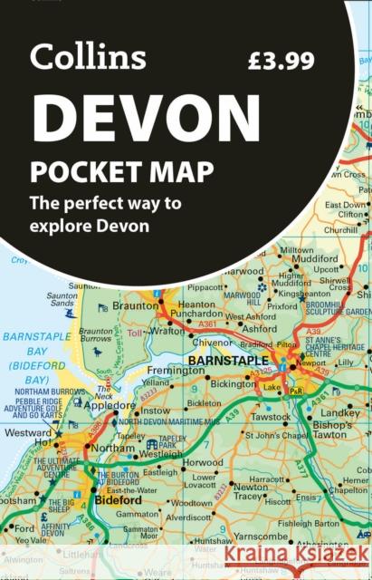 Devon Pocket Map: The Perfect Way to Explore Devon Collins Maps 9780008780401 HarperCollins Publishers