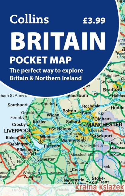 Britain Pocket Map: The Perfect Way to Explore Britain Collins Maps 9780008813352