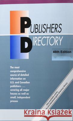 Publishers Directory Gale Research Inc 9780028670096 Gale Cengage