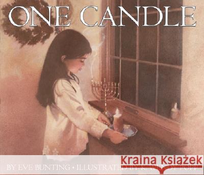 One Candle Eve Bunting K. Wendy Popp 9780060085605 Joanna Cotler Books