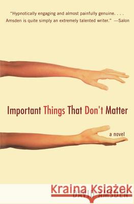 Important Things That Don't Matter David Amsden 9780060513894