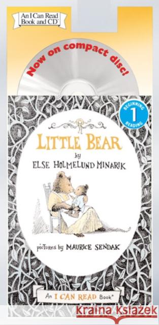 Little Bear Book and CD [With CD] Else Holmelund Minarik Maurice Sendak 9780060741075 HarperFestival