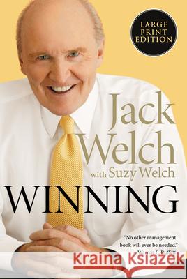 Winning Jack Welch Suzy Welch 9780060759384 HarperLargePrint