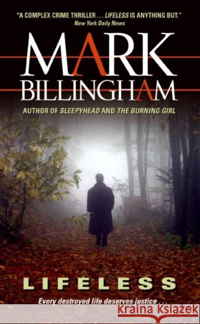 Lifeless Mark Billingham 9780060841676 HarperTorch