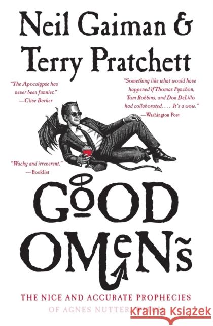 Good Omens: The Nice and Accurate Prophecies of Agnes Nutter, Witch Neil Gaiman Terry Pratchett 9780060853976 Harper Paperbacks