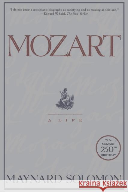 Mozart: A Life Maynard Solomon 9780060883447 