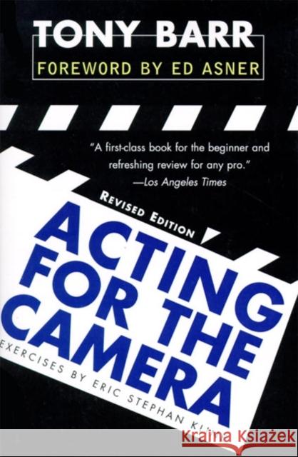 Acting for the Camera: Revised Edition Tony Barr Edward Asner 9780060928193 HarperCollins Publishers