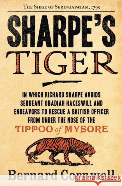 Sharpe's Tiger Bernard Cornwell 9780060932305 Harper Perennial