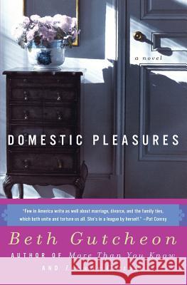 Domestic Pleasures Beth Gutcheon 9780060934767