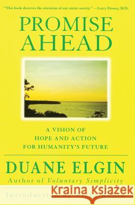 Promise Ahead: A Vision of Hope and Action for Humanity's Future Elgin, Duane 9780060934996