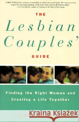 The Lesbian Couples Guide Judith McDaniel J. McDaniel 9780060950217 