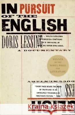 In Pursuit of the English: A Documentary Doris May Lessing 9780060976293 PerfectBound