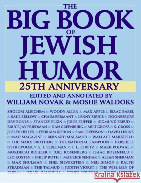 The Big Book of Jewish Humor William Novak Moshe Waldoks 9780061138133