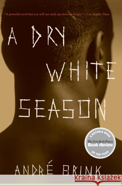 A Dry White Season Andre Brink 9780061138638 