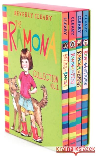 The Ramona 4-Book Collection, Volume 1: Beezus and Ramona, Ramona and Her Father, Ramona the Brave, Ramona the Pest Beverly Cleary Tracy Dockray 9780061246470 HarperCollins Publishers Inc