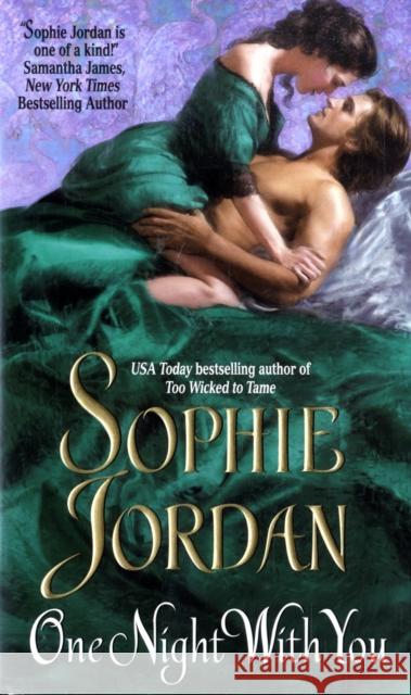 One Night With You Jordan, Sophie 9780061339264 HarperCollins Publishers Inc