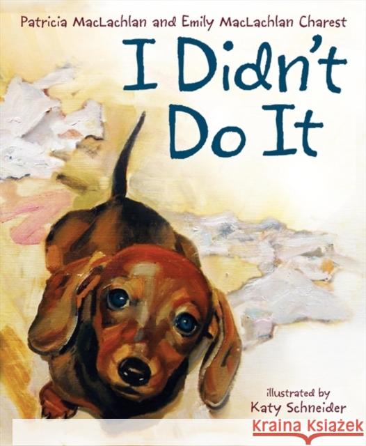 I Didn't Do It Patricia MacLachlan Emily MacLachlan Charest Katy Schneider 9780061358333 Katherine Tegen Books