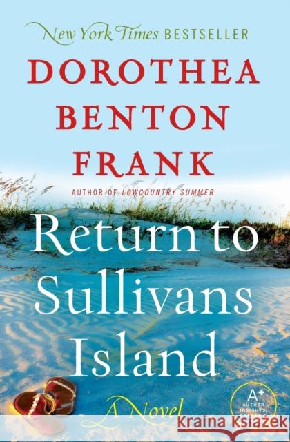 Return to Sullivans Island Dorothea Benton Frank 9780061988332 Avon a