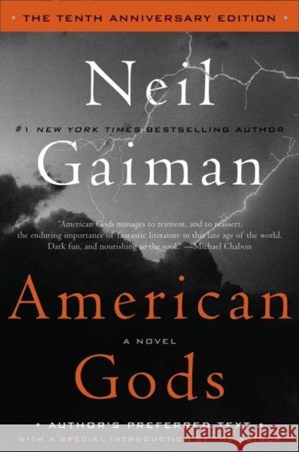 American Gods Neil Gaiman 9780062059888 William Morrow & Company