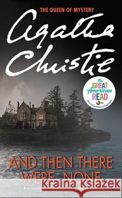 And Then There Were None Agatha Christie 9780062073488 Harper