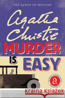 Murder Is Easy Christie Agatha 9780062073808 Harper Paperbacks