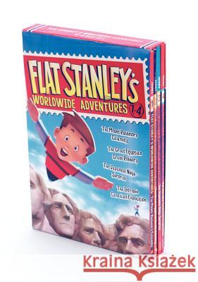 Flat Stanley's Worldwide Adventures #1-4 Box Set Jeff Brown 9780062365934 HarperCollins