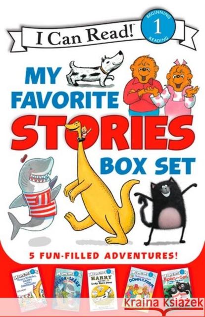 I Can Read My Favorite Stories Box Set: Happy Birthday, Danny and the Dinosaur!; Clark the Shark: Tooth Trouble; Harry and the Lady Next Door; The Ber Stan Berenstain Ree Drummond Bruce Hale 9780062385345