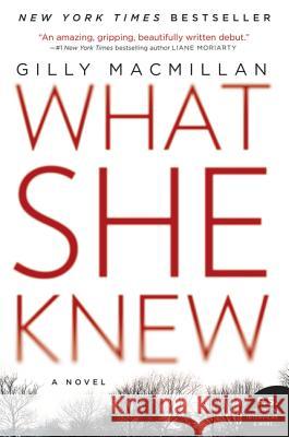 What She Knew Gilly MacMillan 9780062413864 William Morrow & Company